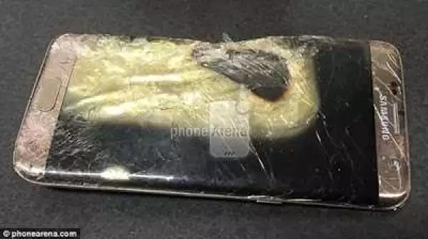 Shocking pictures: Galaxy S7 Edge phone explodes while charging